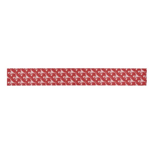 Kleine buffelspoel grosgrain lint (Voorkant)