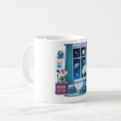 Kleine buitenaardse koffiemok (Voorkant links)