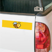 KLEINE BUMBLEBEE WORDT CARTOON KUT HONEY INS BUMPERSTICKER (Op Truck)