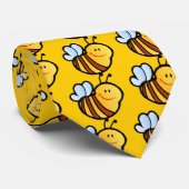 KLEINE BUMBLEBEE WORDT CARTOON KUT HONEY INS STROPDAS (Opgerold)