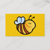 KLEINE BUMBLEBEE WORDT CARTOON KUT HONEY INS VISITEKAARTJE (Achterkant)