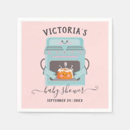 Kleine Bun in de Ovenjongen of meisje baby shower Servet