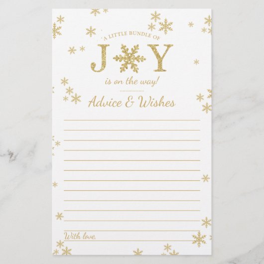 Kleine bundel met vrolijk kerstadvies Baby shower (Voorkant)