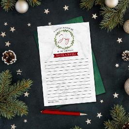 Kleine bundel met vrolijk kerstadvies Baby shower