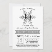 Kleine bundel met vrolijk kerstBaby shower Kaart (Voorkant)