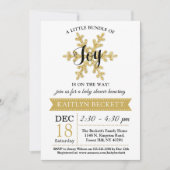 Kleine bundel met vrolijk kerstBaby shower Kaart (Voorkant)