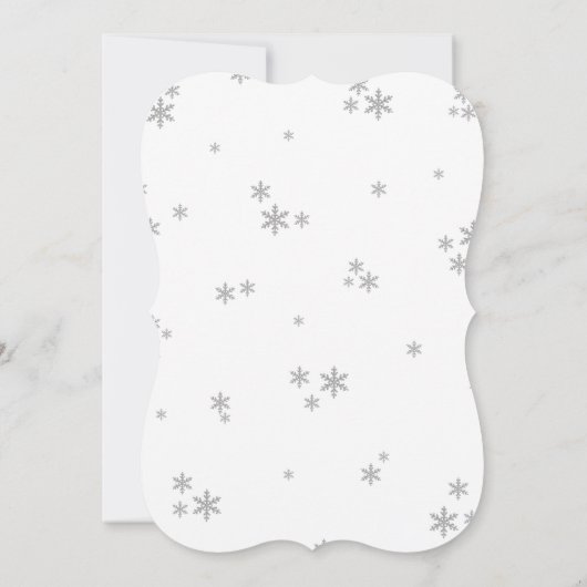 Kleine bundel met vrolijk kerstBaby shower Kaart (Achterkant)