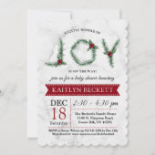 Kleine bundel met vrolijk kerstBaby shower Kaart (Voorkant)