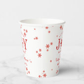 Kleine bundel met vrolijk kerstBaby shower Papieren Bekers (Rechts)