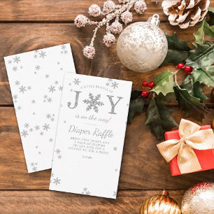 Kleine bundel met vrolijk kerstcadeautje Baby show Informatiekaartje