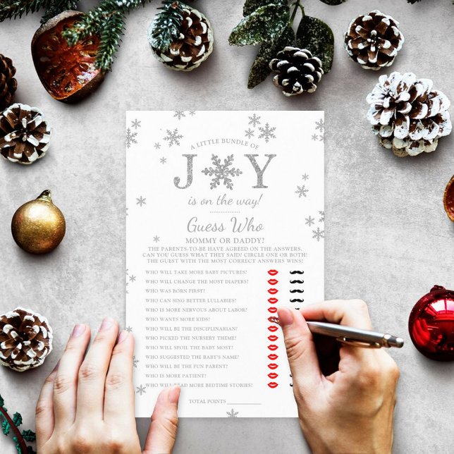 Kleine bundel met vrolijk kerstfeest Baby shower (Creator heeft geüpload)