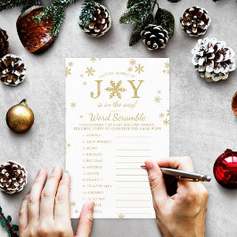 Kleine bundel met vrolijk kerstfeest Baby shower