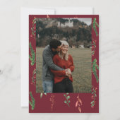 Kleine bundel van JOY Ultrasound Xmas-Baby shower Kaart (Achterkant)