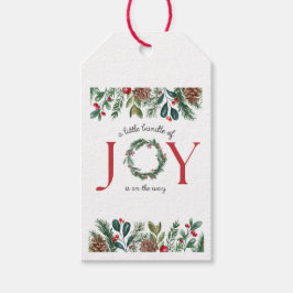 Kleine bundel van vreugde baby shower stickers cadeaulabel