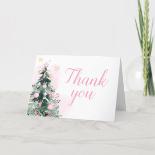 Kleine bundel van Vreugde Kerstmis Bedankkaart