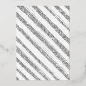 Kleine bundel vrolijk kerstBaby shower echt Folie Uitnodiging (Achterkant)