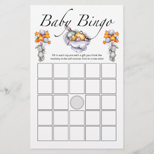 Kleine bunny baby bingo (Voorkant)