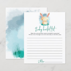 Kleine Bunny Baby bucket-lijst