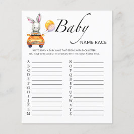 Kleine bunny baby shower baby game