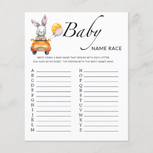 Kleine bunny baby shower baby game