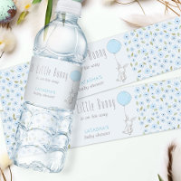 Kleine Bunny Blue Flower Boy Baby shower