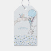 Kleine Bunny en ballon zijn een Label van padvinde Cadeaulabel (Voorkant)