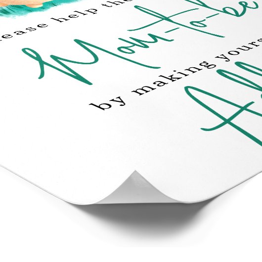 Kleine Bunny - Mam om geadresseerde te zijn Poster (Hoek)