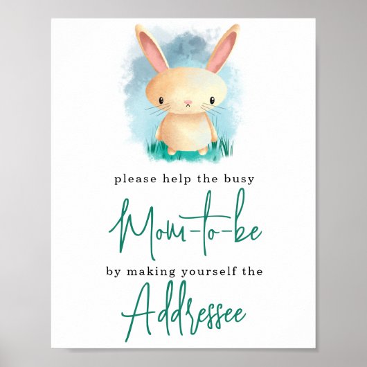 Kleine Bunny - Mam om geadresseerde te zijn Poster (Voorkant)
