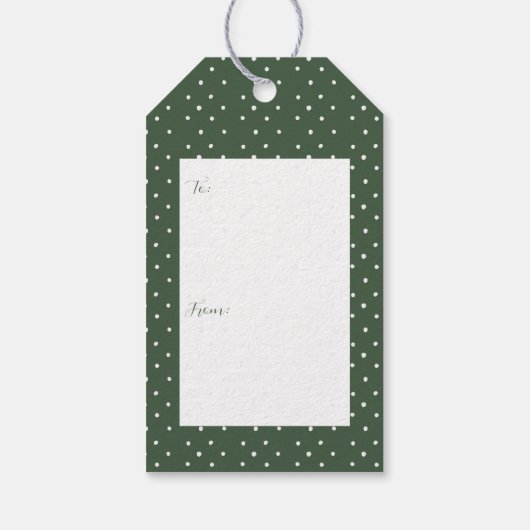 Kleine Bunny Snuggable Fireplace kerstboom Cadeaulabel (Achterkant)