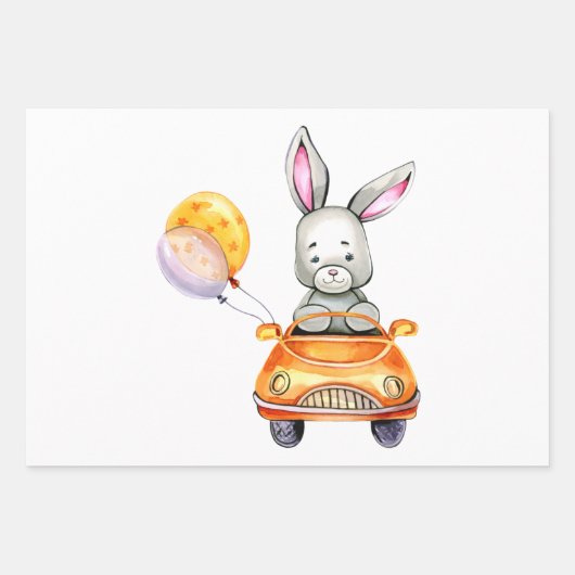 Kleine bunny Wrapping Paper Sheets (Voorkant)