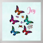 kleine Butterflies Joy Poster (Voorkant)
