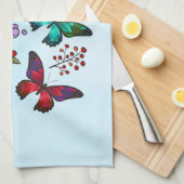  kleine Butterflies Theedoek (Quarter Fold)
