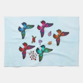  kleine Butterflies Theedoek (Horizontaal)