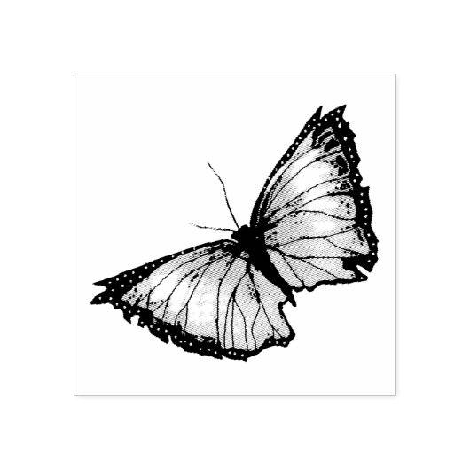 Kleine Butterfly Rubber Stamp Rubberstempel (Afrduk)