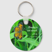 Kleine Butterfly-Sleutelhanger Sleutelhanger (Achterkant)