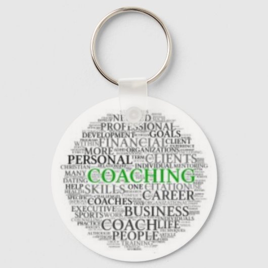 Kleine Button Coaching Sleutelhanger #1 (Voorkant)
