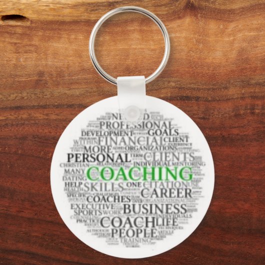 Kleine Button Coaching Sleutelhanger #1 (Voorkant)