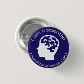 Kleine Button - Neurowetenschap (Voorkant /achterkant)