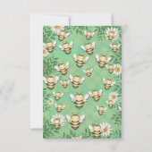 Kleine buzz bij dank je kaart (Achterkant)