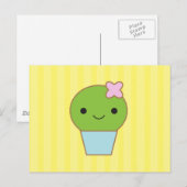 Kleine Cactus Briefkaart (Voorkant / Achterkant)