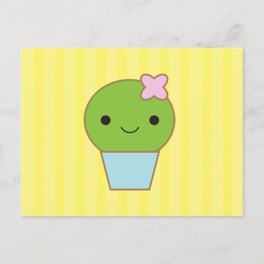 Kleine Cactus Briefkaart (Voorkant)