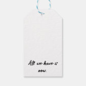 Kleine cactus cadeaulabel (Achterkant)