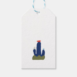Kleine cactus cadeaulabel