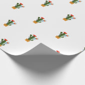 Kleine cactus cadeaupapier (Hoek)