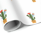 Kleine cactus cadeaupapier (Rol Hoek)