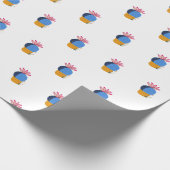 Kleine cactus cadeaupapier (Hoek)
