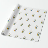 Kleine cactus cadeaupapier (Uitgerold)