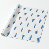 Kleine cactus cadeaupapier (Uitgerold)