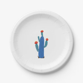 Kleine cactus papieren bordje