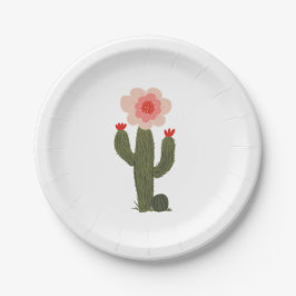 Kleine cactus papieren bordje
